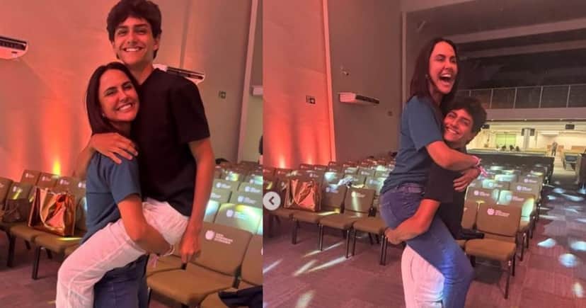 Carla Cecato e o filho em clique para celebrar o Dia das Mães (Foto Reprodução/Montagem/TV Foco/Instagram@carlacecato) Carla Cecato e o filho em clique para celebrar o Dia das Mães (Foto Reprodução/Montagem/TV Foco/Instagram@carlacecato)