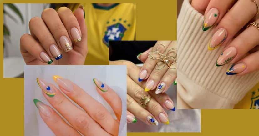 Francesinhas com as cores do Brasil (Foto Reprodução/Montagem/Lennita/TV Foco/Pinterest) Francesinhas com as cores do Brasil (Foto Reprodução/Montagem/Lennita/TV Foco/Pinterest)