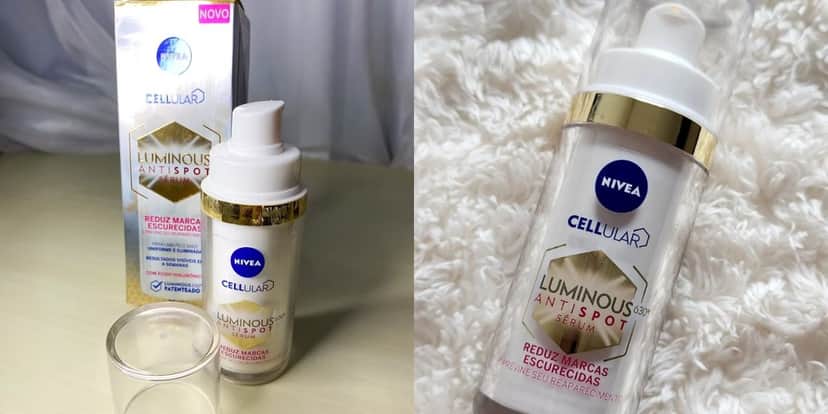 Nívea Sérum Facial Cellular Luminous (Reprodução: Divulgação) Nívea Sérum Facial Cellular Luminous (Reprodução: Divulgação)