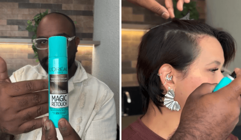 O Magic Retouch, spray da L’Oréal Paris, para cobrir cabelos brancos (Foto: Reprodução/ Internet) O Magic Retouch, spray da L’Oréal Paris, para cobrir cabelos brancos (Foto: Reprodução/ Internet)