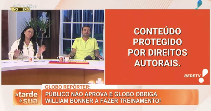Alessandro Lo-Bianco dá notícia sobre William Bonner (Foto: Reprodução / YouTube) Alessandro Lo-Bianco dá notícia sobre William Bonner (Foto: Reprodução / YouTube)