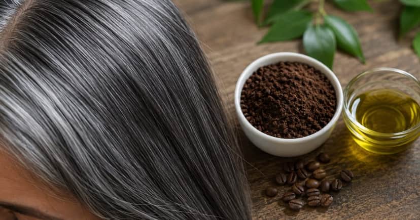 Café para cobrir o cabelo grisalho -(Foto: Gerada por IA) Café para cobrir o cabelo grisalho -(Foto: Gerada por IA)