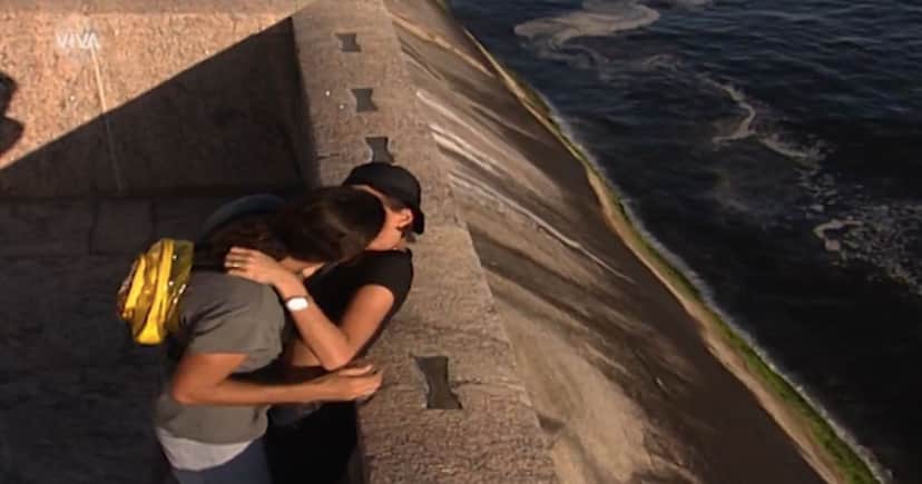 Personagens de Eduardo Moscovis e Carolina Ferraz em Puro Amor (Foto: Reprodução / Globo) Personagens de Eduardo Moscovis e Carolina Ferraz em Puro Amor (Foto: Reprodução / Globo)