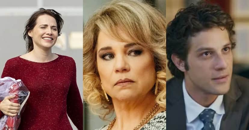 Segunda fase de Quem Ama Cuida tem Adriana casada com filho desaparecido de Arthur, Pilar destruída e Pedro devastado - Foto: Montagem Segunda fase de Quem Ama Cuida tem Adriana casada com filho desaparecido de Arthur, Pilar destruída e Pedro devastado - Foto: Montagem