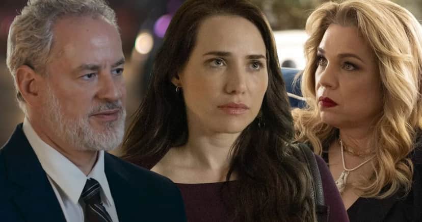 Ademir, Adriana e Pilar em Quem Ama Cuida (Fotos: Reprodução / Globo / Montagem TV Foco) Ademir, Adriana e Pilar em Quem Ama Cuida (Fotos: Reprodução / Globo / Montagem TV Foco)