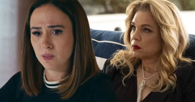 Brigitte e Pilar em Quem Ama Cuida (Fotos: Reprodução / Globo / Montagem TV Foco) Brigitte e Pilar em Quem Ama Cuida (Fotos: Reprodução / Globo / Montagem TV Foco)