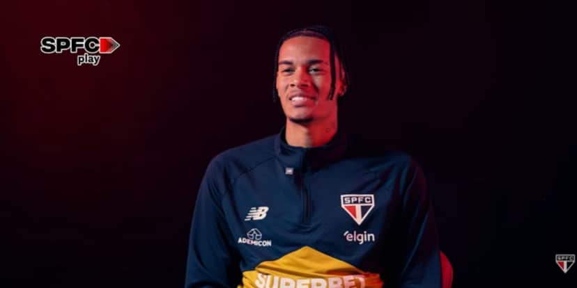 Newton é um dos reforços do São Paulo (Reprodução: Youtube) Newton é um dos reforços do São Paulo (Reprodução: Youtube)