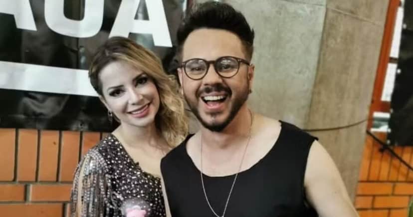 Antônio Calixto e Natiare Azevedo, covers de Sandy e Júnior Lima (Foto: Reprodução / Instagram) Antônio Calixto e Natiare Azevedo, covers de Sandy e Júnior Lima (Foto: Reprodução / Instagram)