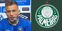 Palmeiras entra na briga para contratar o volante Arthur, ex-Grêmio