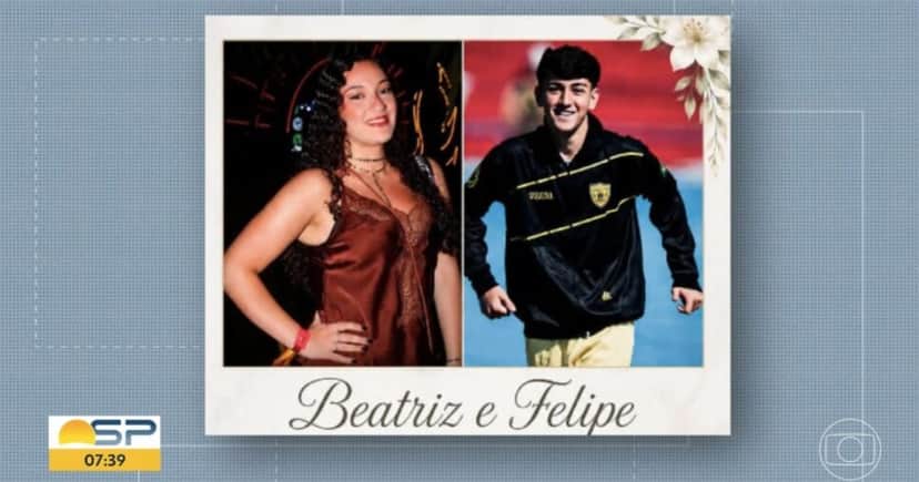 Beatriz e Felipe (Foto: Reprodução / Globo) Beatriz e Felipe (Foto: Reprodução / Globo)