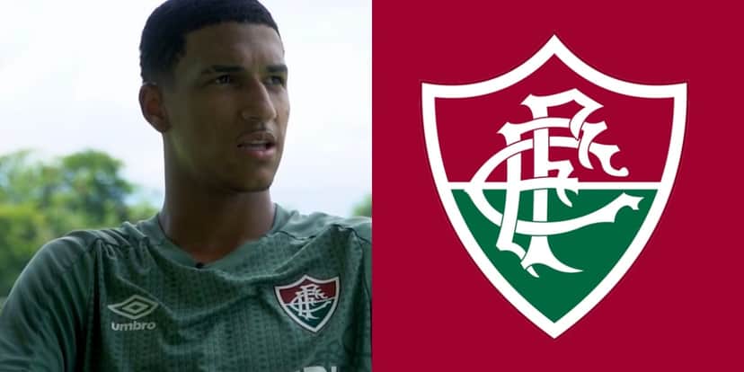 Kauã Elias, joia revelada pelo Fluminense (Foto - Reprodução YouTube Fluminense) Kauã Elias, joia revelada pelo Fluminense (Foto - Reprodução YouTube Fluminense)