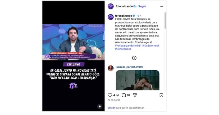 Matheus Baldi (Foto: Reprodução / Instagram) Matheus Baldi (Foto: Reprodução / Instagram)