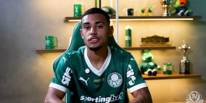 Riquelme Filipi, atacante do Palmeiras (Foto YouTube Palmeiras ) Riquelme Filipi, atacante do Palmeiras (Foto YouTube Palmeiras )