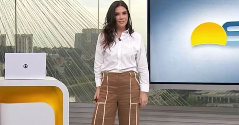 Sabina Simonato no Bom Dia São Paulo (Foto: Reprodução / Globo) Sabina Simonato no Bom Dia São Paulo (Foto: Reprodução / Globo)