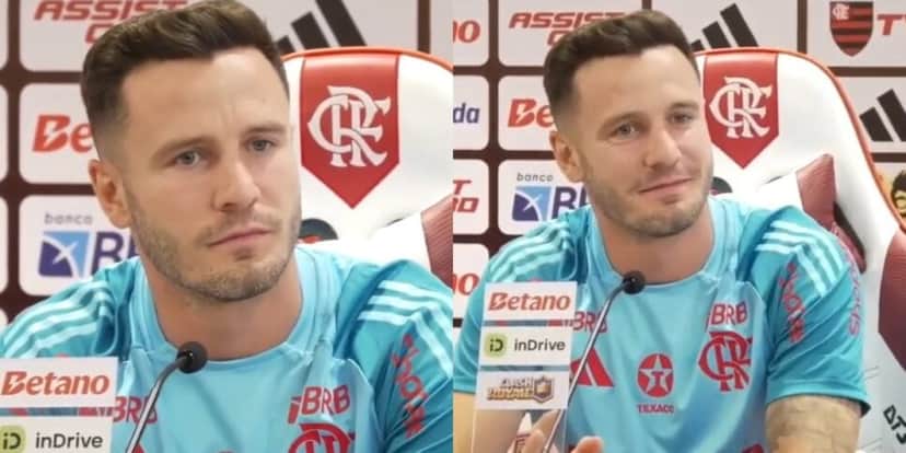 Saúl, meio-campista espanhol que chegou no Flamengo em julho de 2025 (Foto - Reprodução YouTube FLATV) Saúl, meio-campista espanhol que chegou no Flamengo em julho de 2025 (Foto - Reprodução YouTube FLATV)
