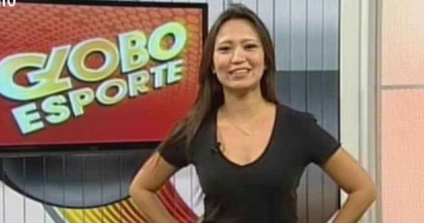 Thalita Tavares no Globo Esporte (Foto: Reprodução / TV Anhanguera) Thalita Tavares no Globo Esporte (Foto: Reprodução / TV Anhanguera)