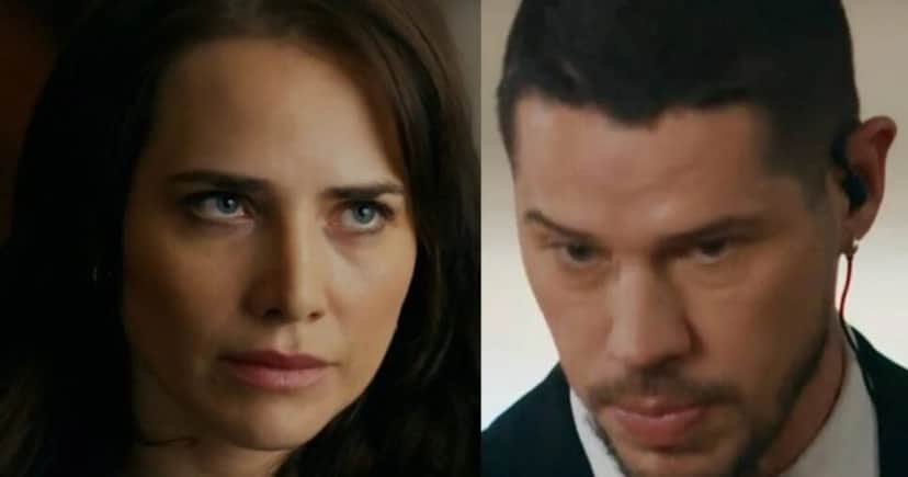 Adriana e Iuri em Quem Ama Cuida (Foto: Reprodução / Globo) Adriana e Iuri em Quem Ama Cuida (Foto: Reprodução / Globo)