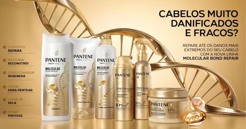 Linha Bond Repair da Pantene (Foto Reprodução/Beleza na Web) Linha Bond Repair da Pantene (Foto Reprodução/Beleza na Web)