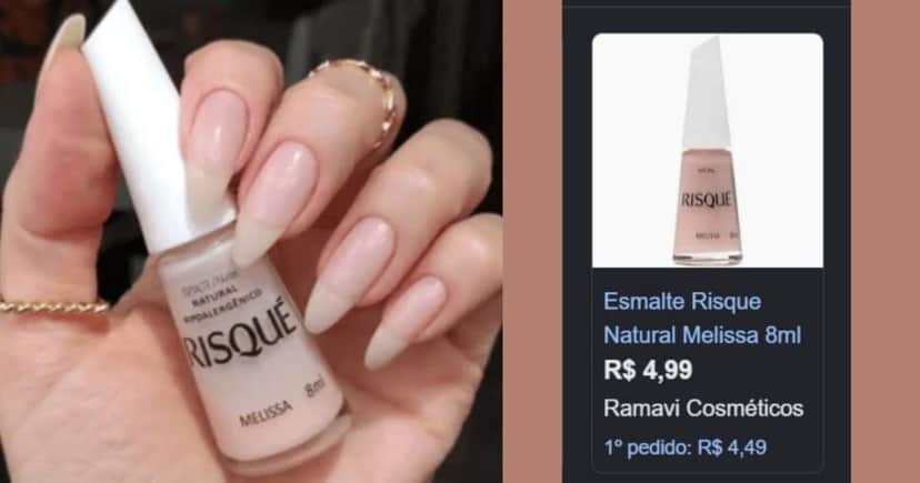 Risqué Melissa (Foto Reprodução/Montagem/Lennita/TV Foco/ Google Shopping) Risqué Melissa (Foto Reprodução/Montagem/Lennita/TV Foco/ Google Shopping)