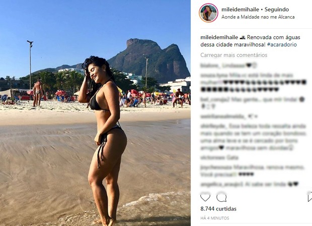 Mileide Mihaile manda indireta em localização (Foto: Reprodução/Instagram)