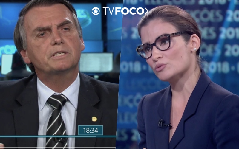 Jair Bolsonaro falou sobre diferença salarial de Bonner e Renata Vasconcellos ao vivo no JN