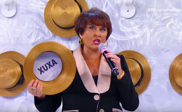Márcia Fernandes falou de Xuxa no Programa Raul Gil (Foto: Reprodução/SBT)