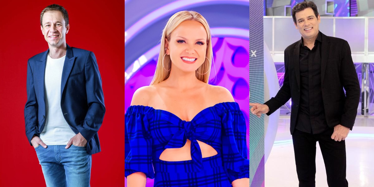 Eliana, "Big Brother Brasil 20" e Celso Portiolli foram destaques em 2020 (Foto: Reprodução/TV Globo/SBT)