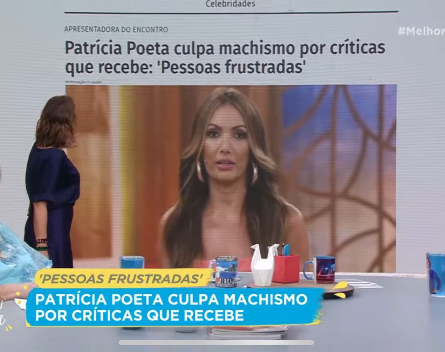 Catia Fonseca opina sobre fala de Patrícia Poeta sobre críticas por machismo - Foto Reprodução Band