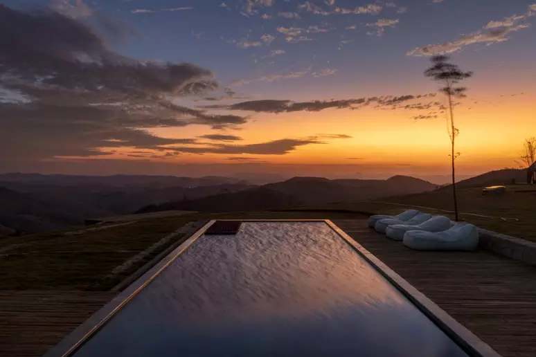 Vista do Rancho sustentável de Bruno Gagliasso e Giovanna Ewbank - Foto Reprodução André Nazareth-Casa
