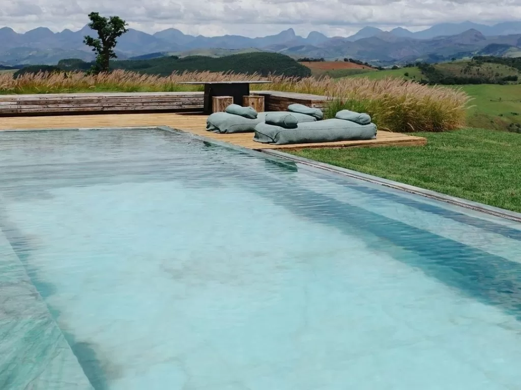 piscina do Rancho sustentável de Bruno Gagliasso e Giovanna Ewbank - Foto Reprodução Internet