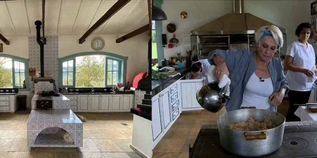 Cozinhas da chef (Reprodução/Montagem TV Foco)