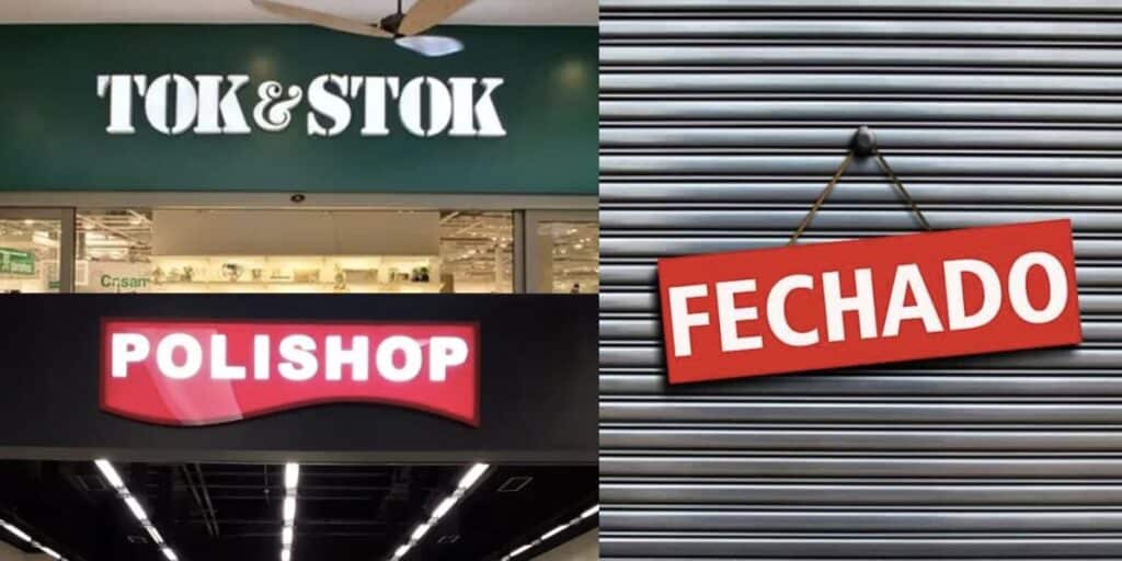 Tok&Stok, Polishop e loja fechada (Fotos: Reproduções / Internet)