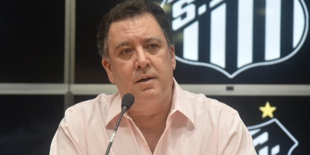 Marcelo Teixeira é o atual presidente do Santos (Foto: Reprodução/ Internet)