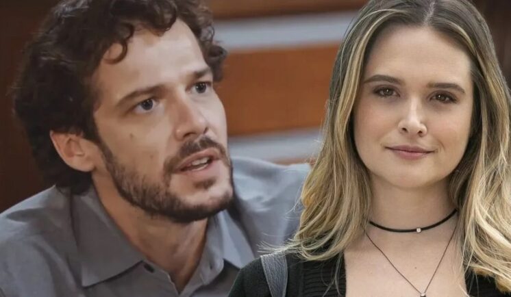 Luca (Jayme Matarazzo) e Electra (Juliana Paiva) em Família é Tudo (Foto: Reprodução / Globo)