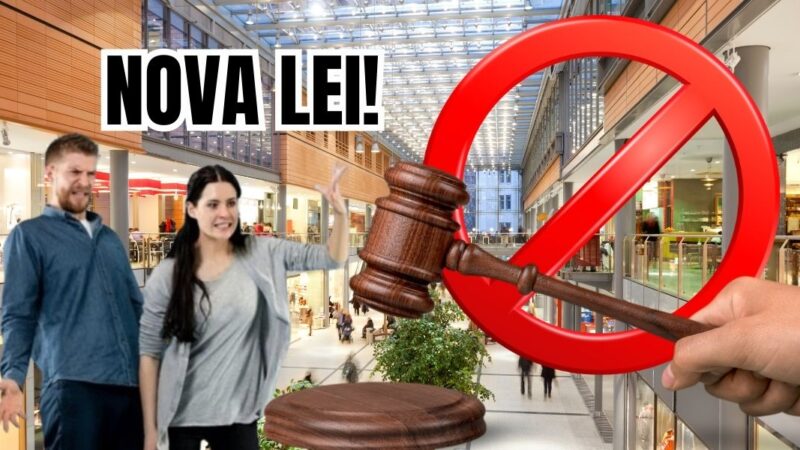 Una nueva ley promulgada en un centro comercial trae consigo la prohibición y genera miedo entre los padres (clon/montage/canva/freebrick)