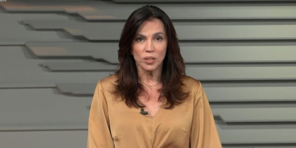 Ana Paula Araújo no Bom Dia Brasil (Foto: Reprodução / Globo)