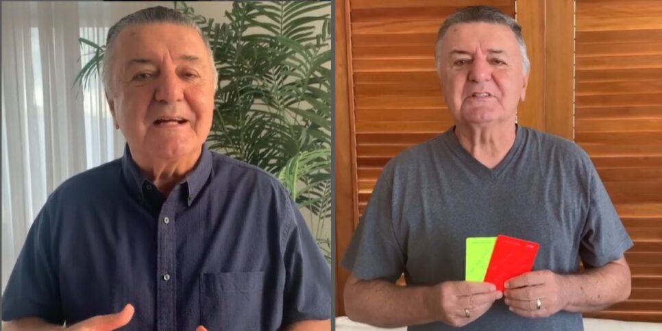 Arnaldo César Coelho chegou a fazer alguns vídeos explicando as regras das arbitragens (Reprodução: Instagram)