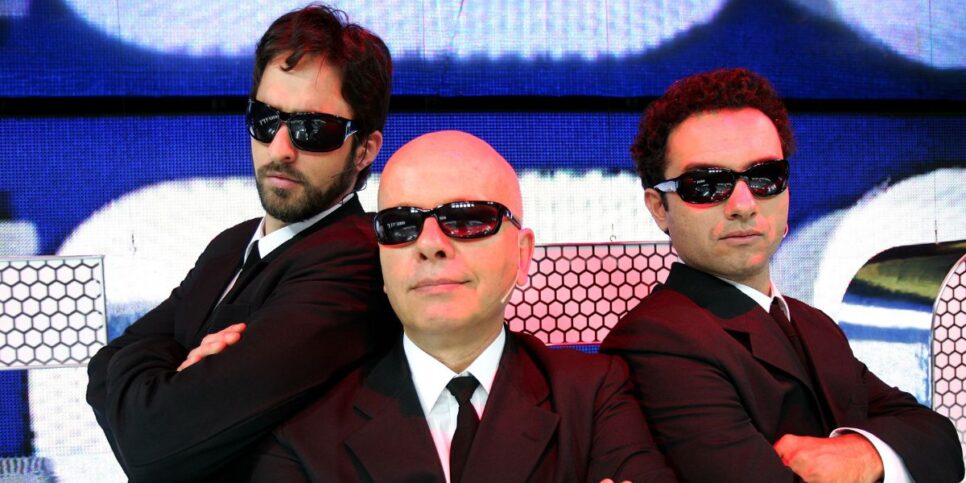 Marcelo Tas, Rafinha Bastos e Marco Luque fizeram sucesso no programa (Reprodução: Band)