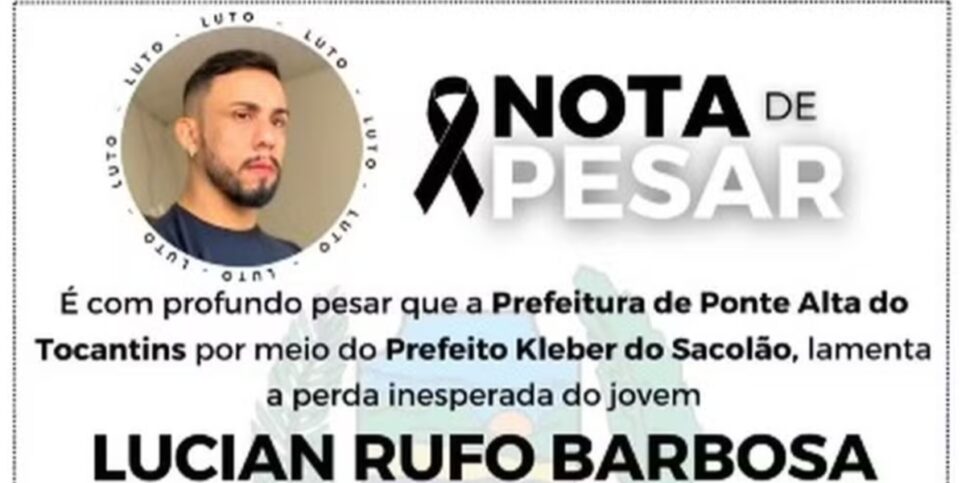 A prefeitura lamentou a morte do famoso influenciador Lucian Rufo Barbosa (Foto: Reprodução/ Internet)