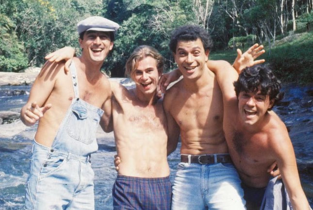 Protagonistas da novela Despedida de Solteiro (1992) (Foto: Reprodução / Globo)

